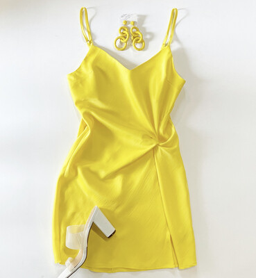 Canary Twist Dress