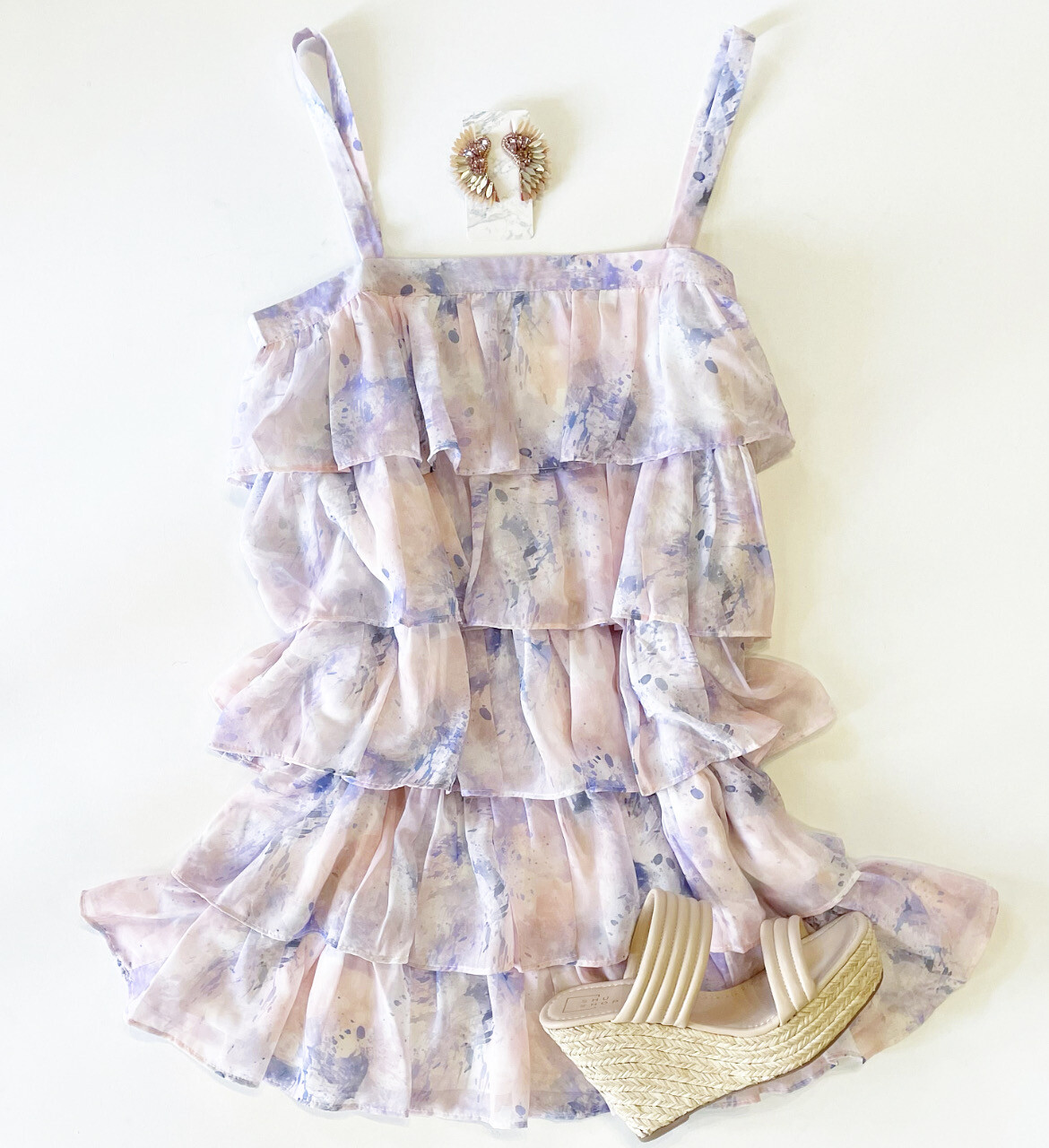 Monet Ruffle Dress