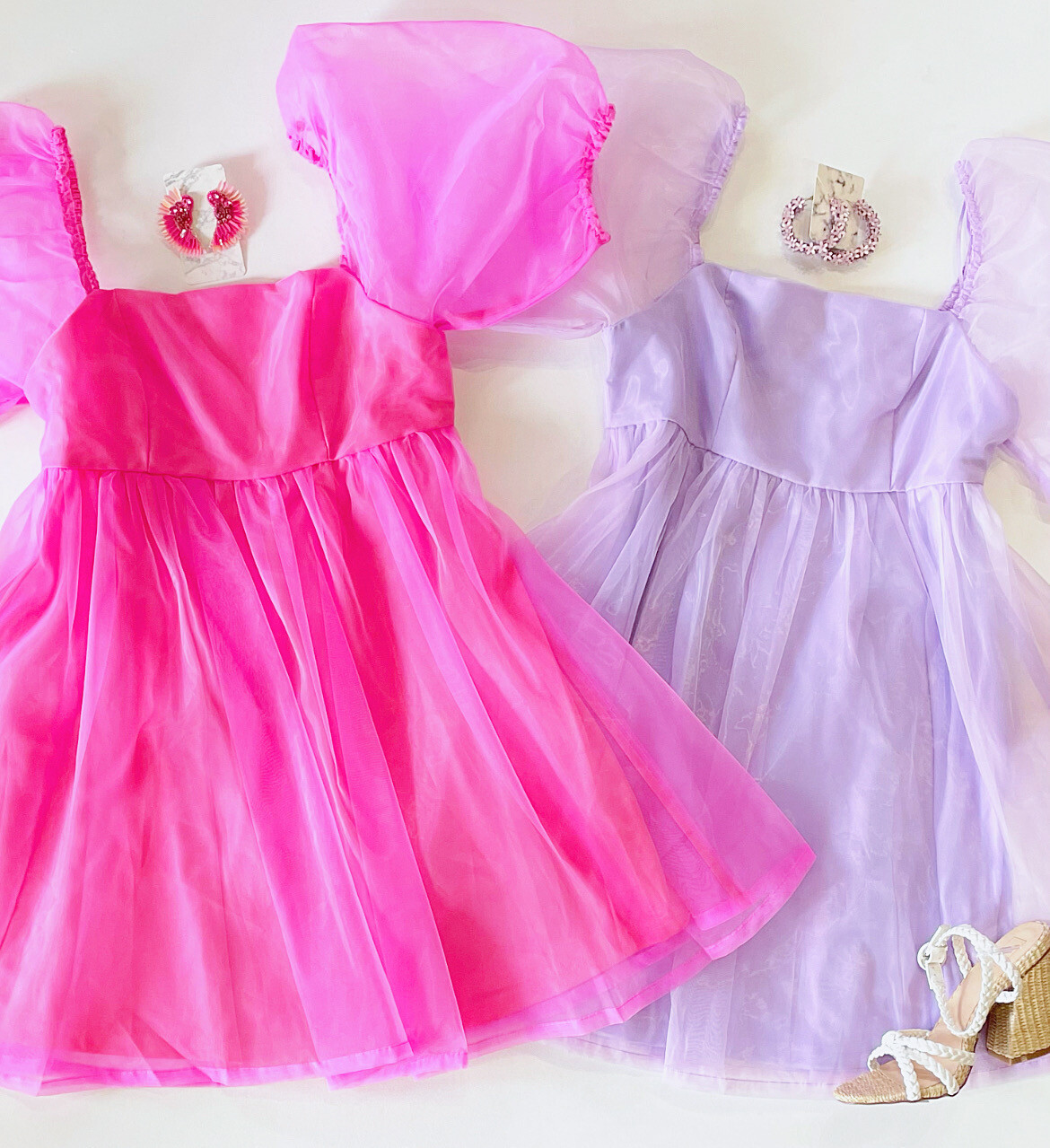 Come On Barbie Organza Dress (pink)