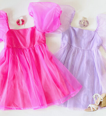 Come On Barbie Organza Dress (pink)