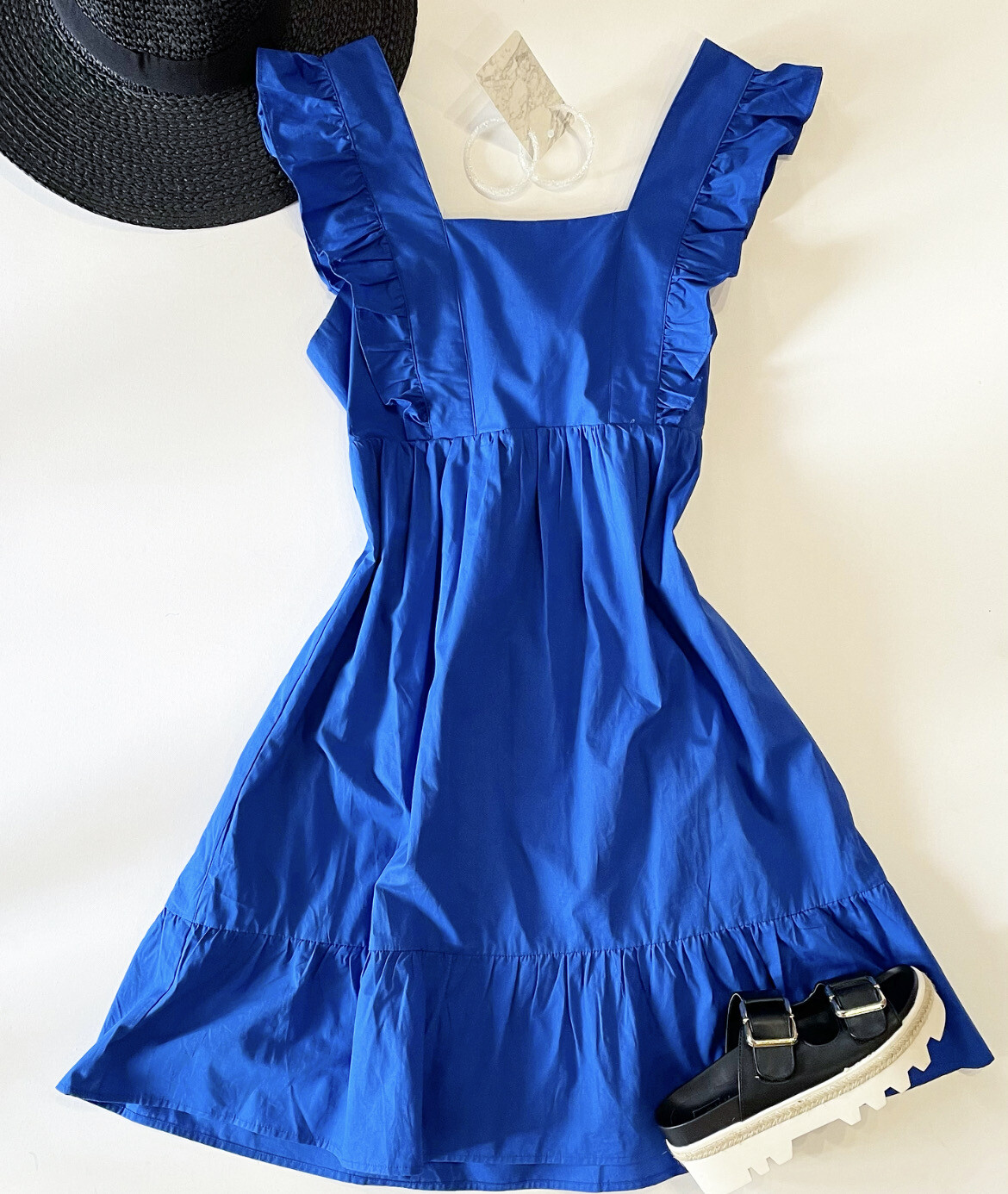 Cobalt Tie-back Dress