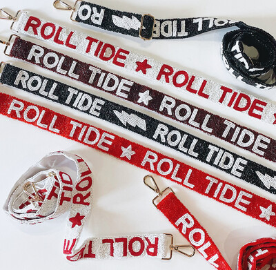 Beaded Gameday Strap (red)