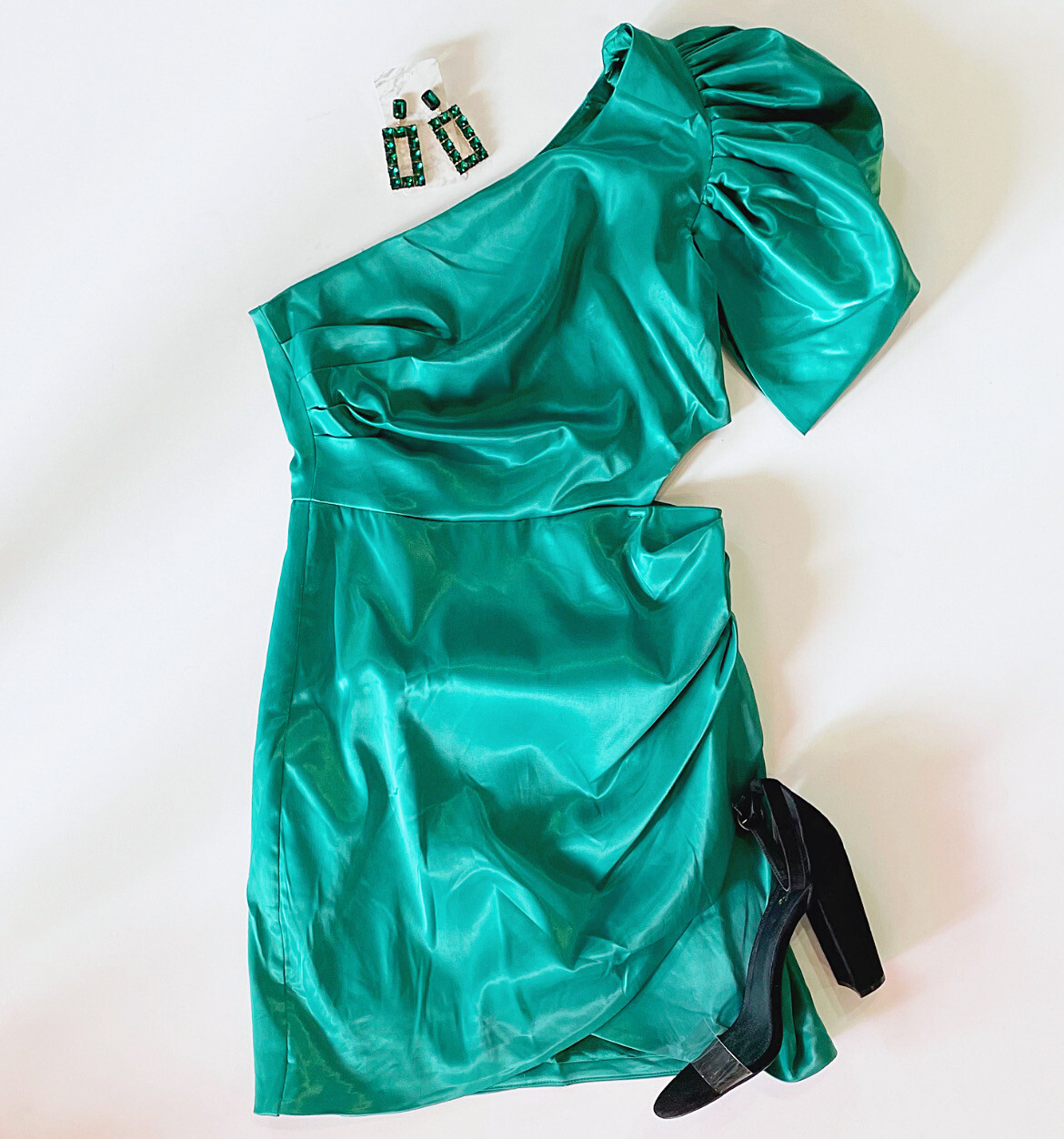 Bright Emerald Cocktail Dress