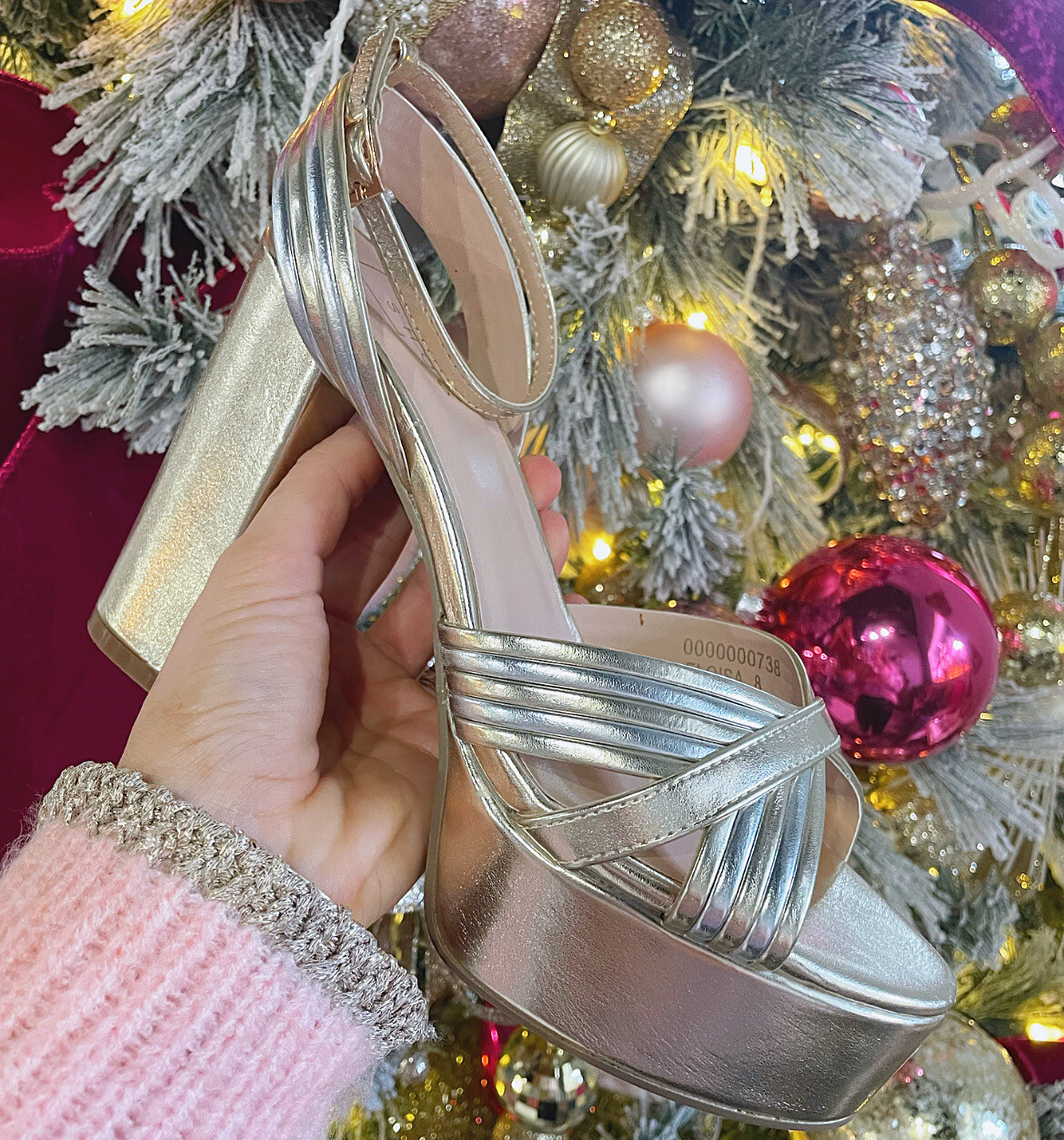 Gilded Holiday Heel