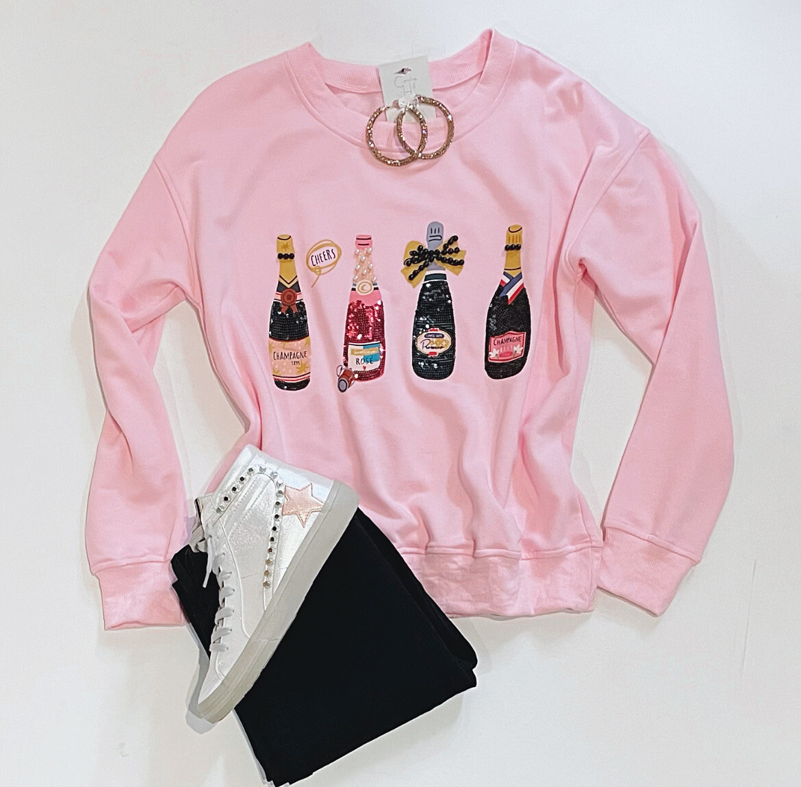 Champagne Pop Sweatshirt