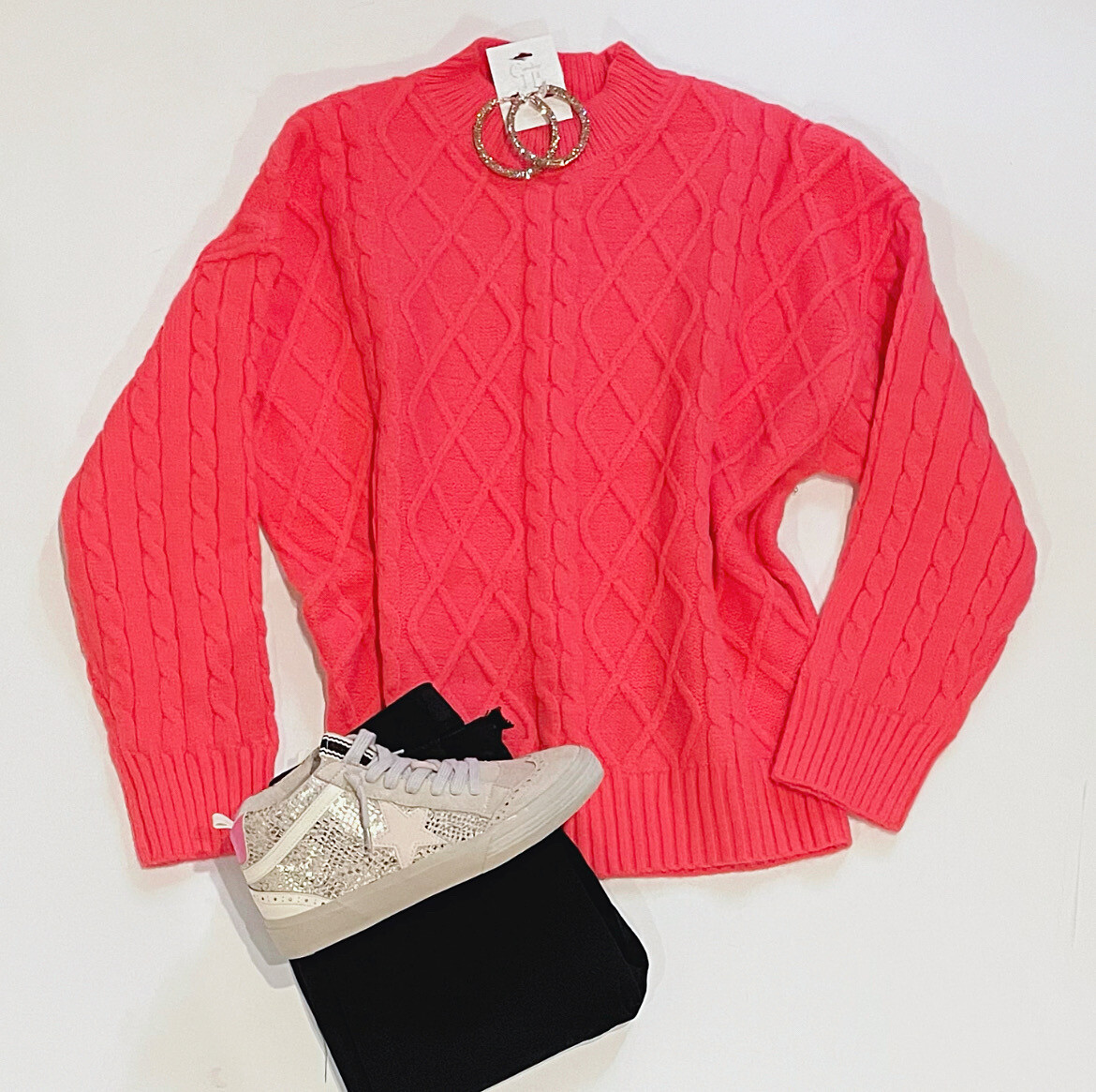 Coral Cable Holiday Sweater