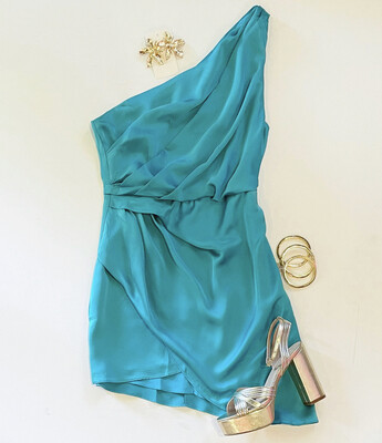 Turquoise Waters Drape Dress
