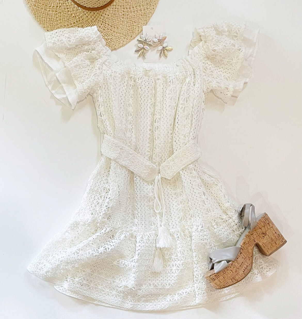 Oceanside Crochet Dress