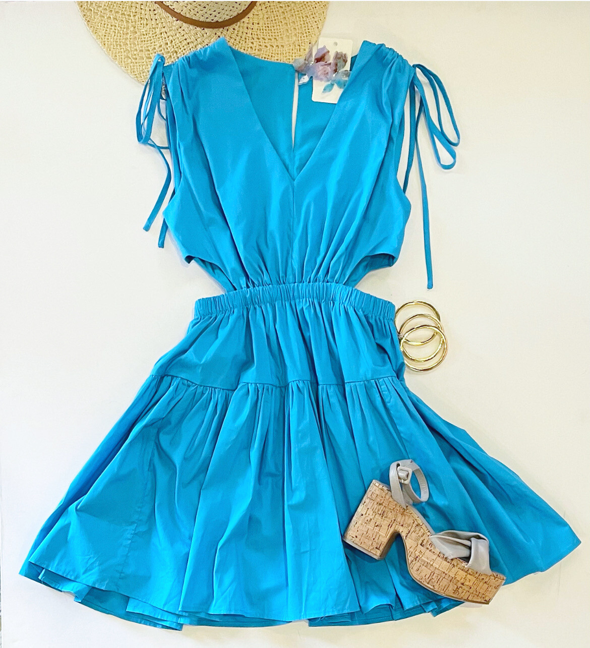 Blue Waters Cutout Dress