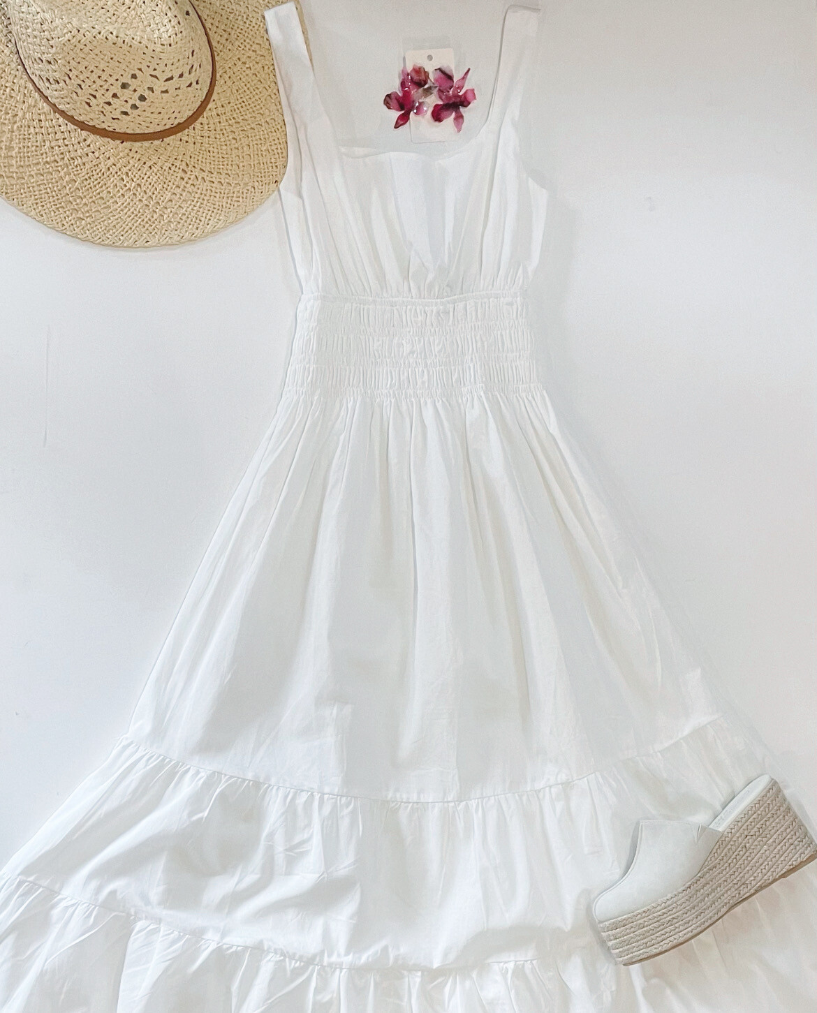 Sweet Cotton Ankle Dress