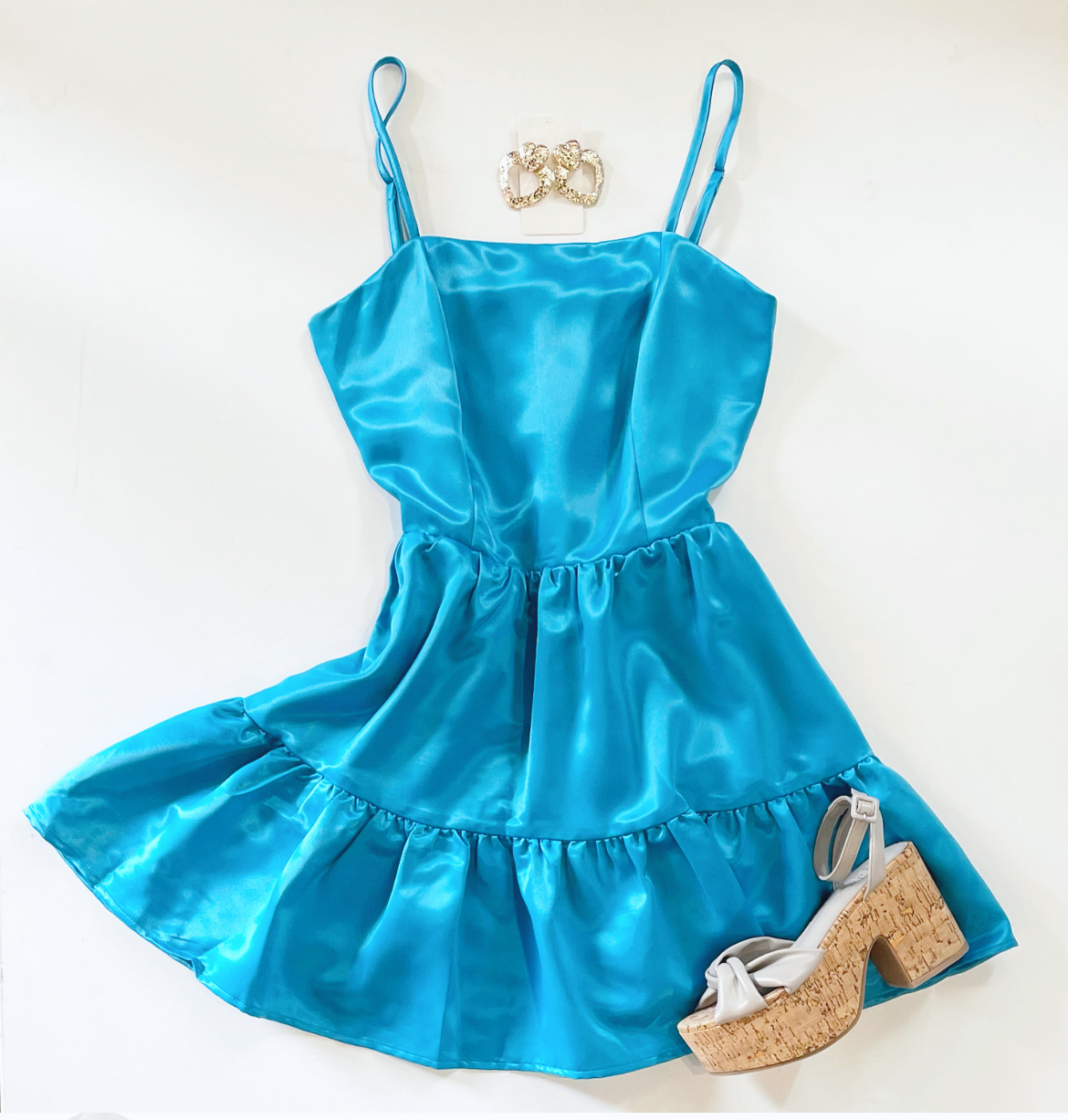 Turquoise Waters Tiered Dress