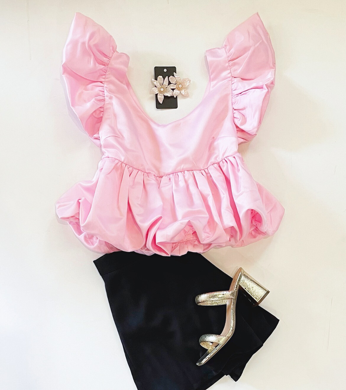 Sweetest Pink Babydoll Top