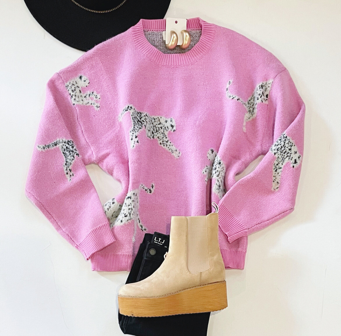 On The Prowl Cheetah Sweater