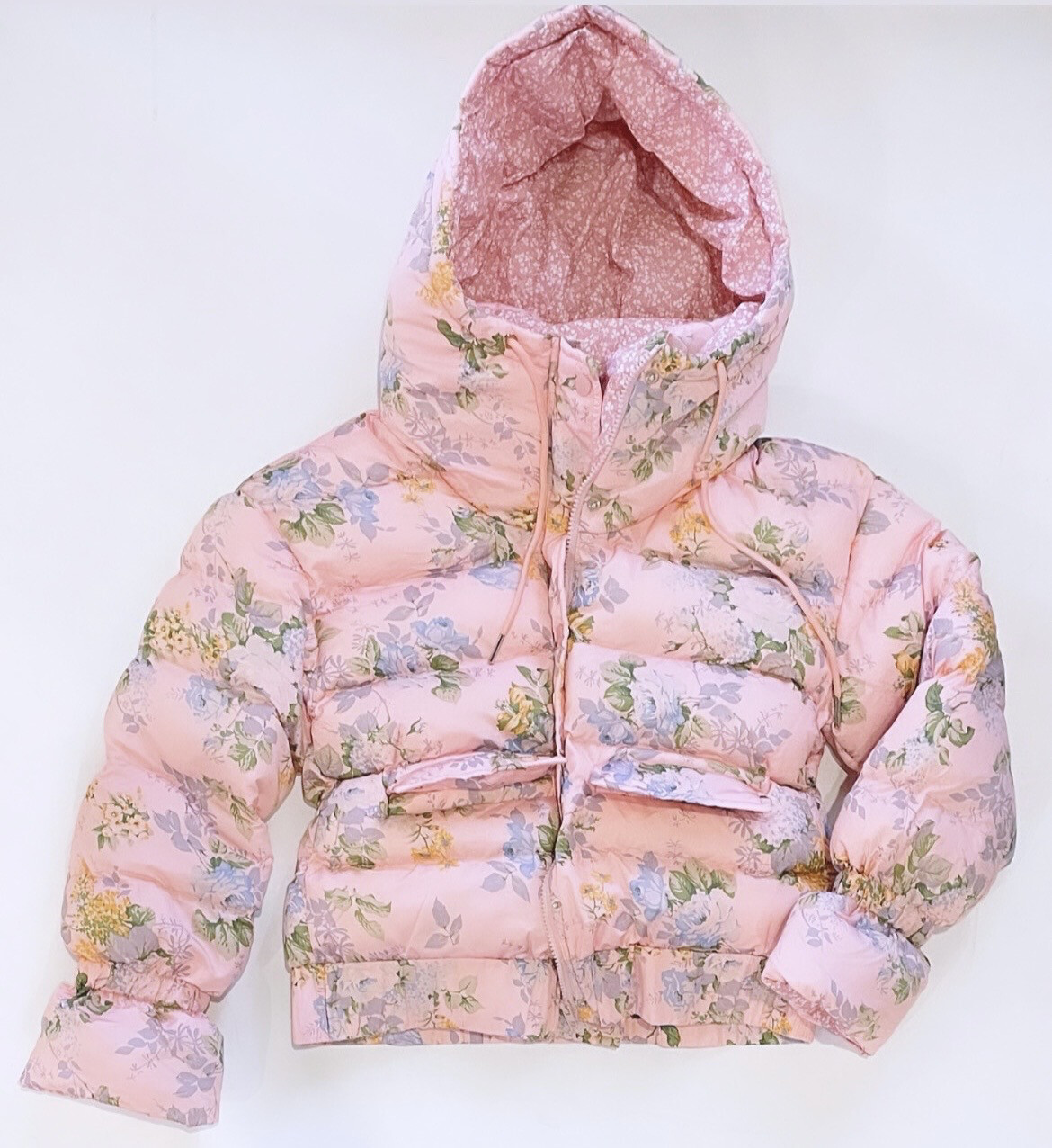 Winter Florals Pufffer Jacket