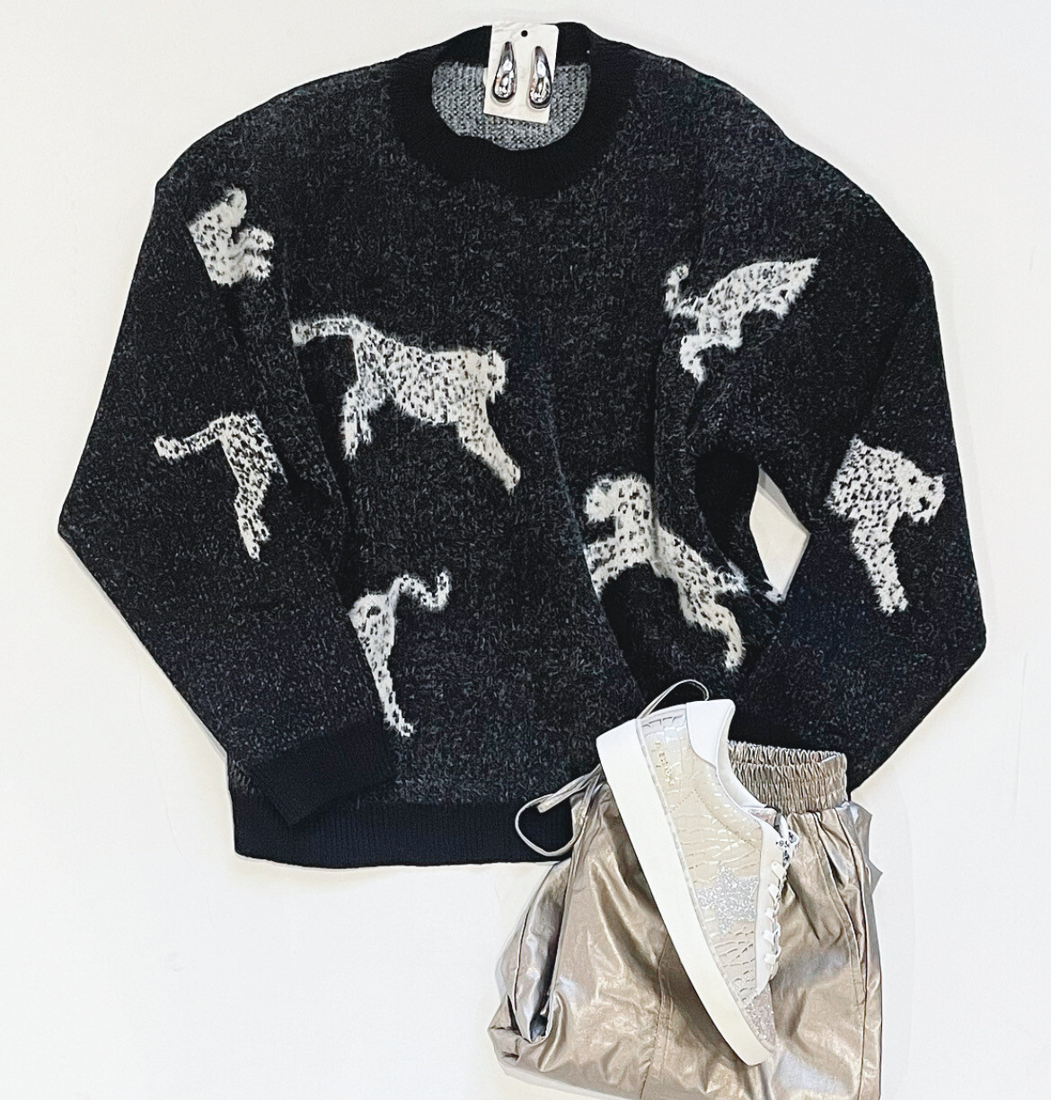 On The Prowl Cheetah Sweater