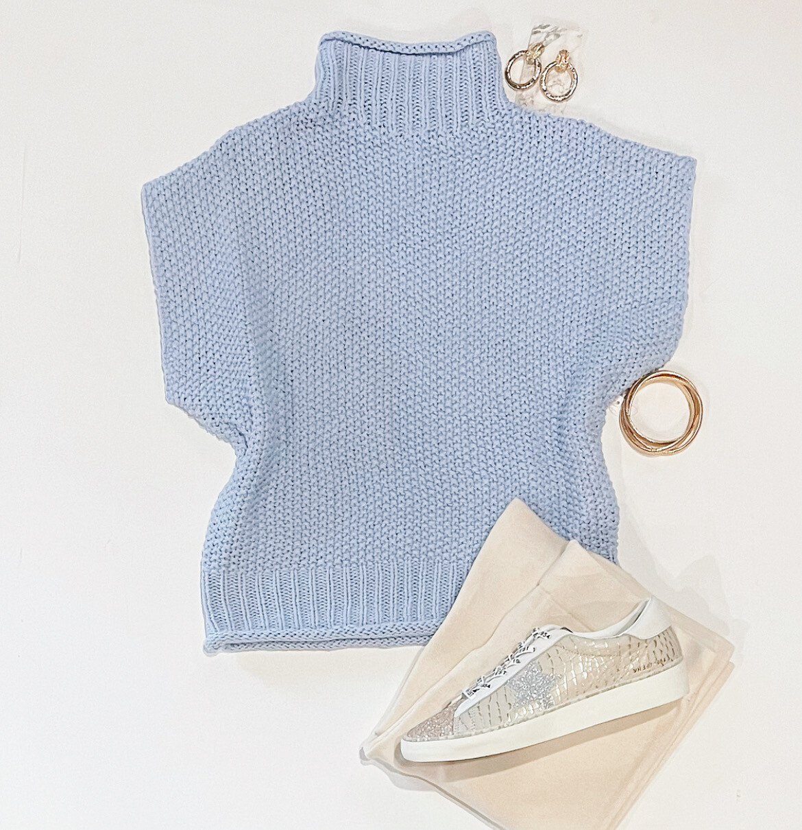Blue Skies Woven Knit
