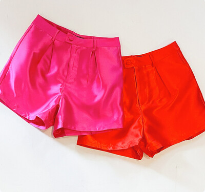 Taffeta Dress Short (Barbie Pink)