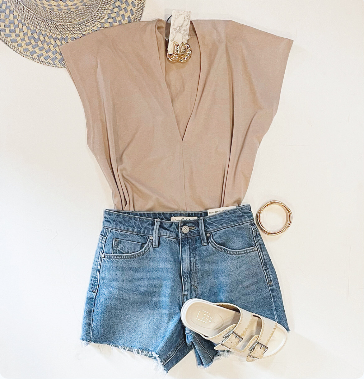 Taupe Everyday Tee