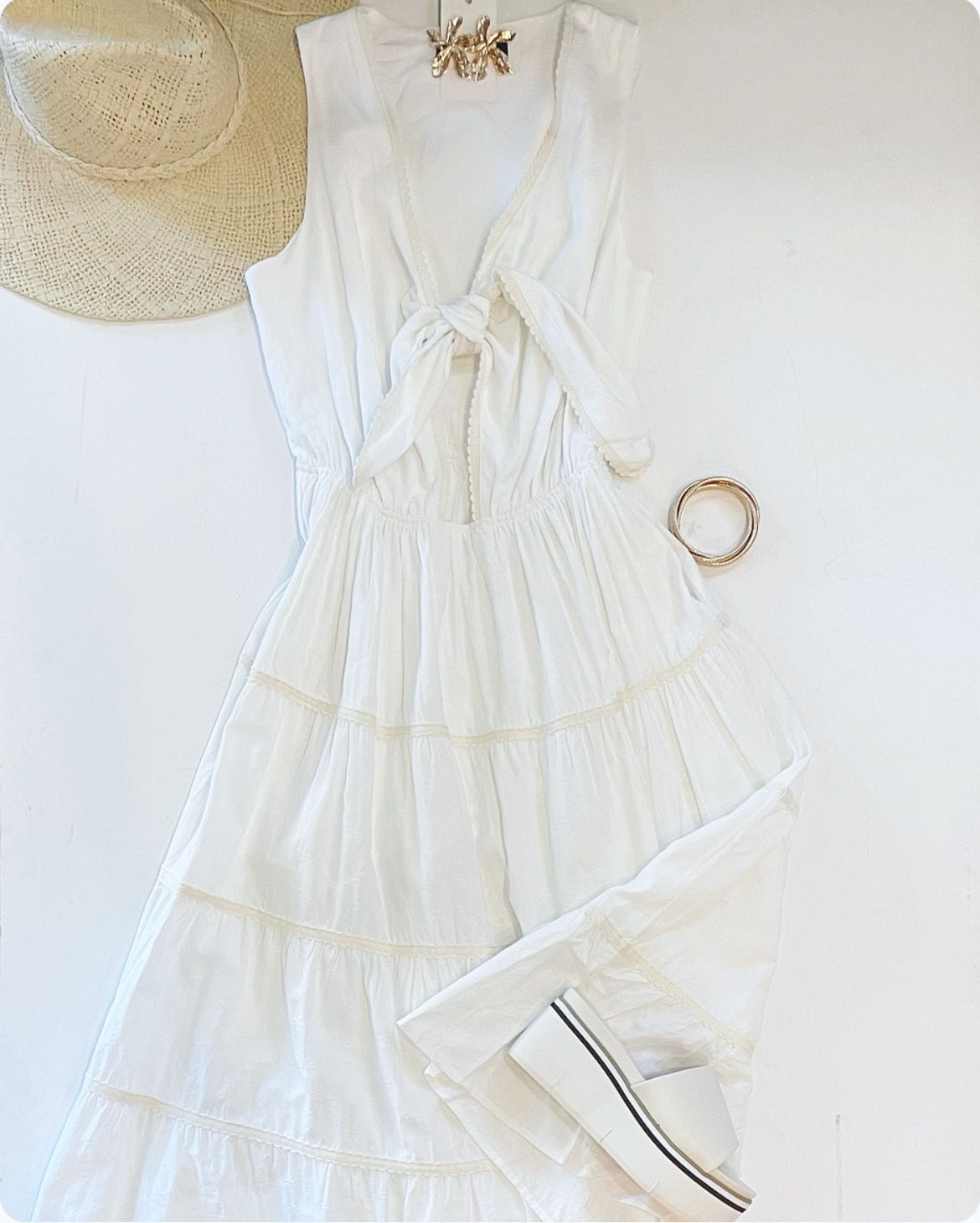 Floral Dreams Embossed Midi