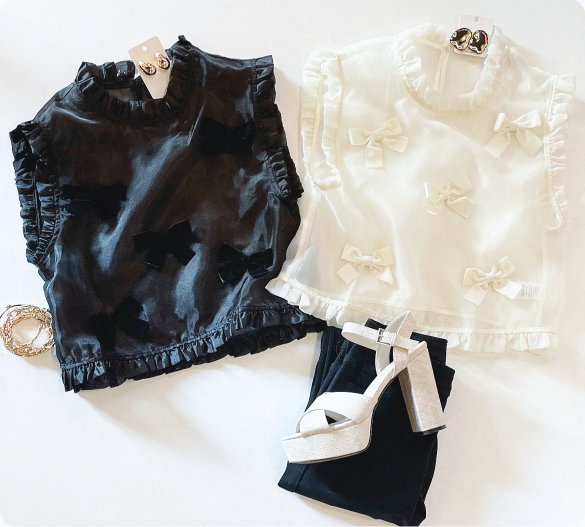 In Paris Sheer Top (Black)