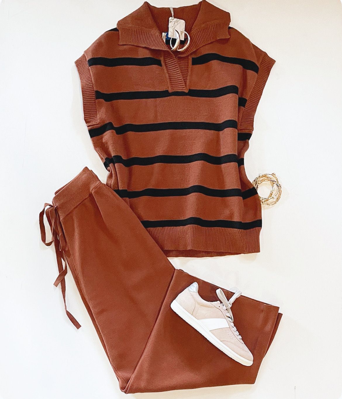 Cozy Weekend Knit Set (Toffee)