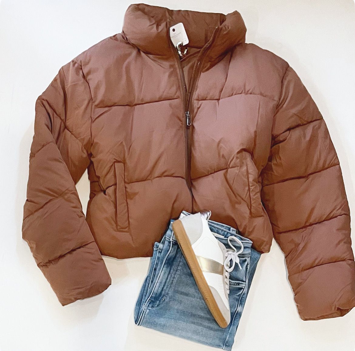 Bronze Puffer Jacket