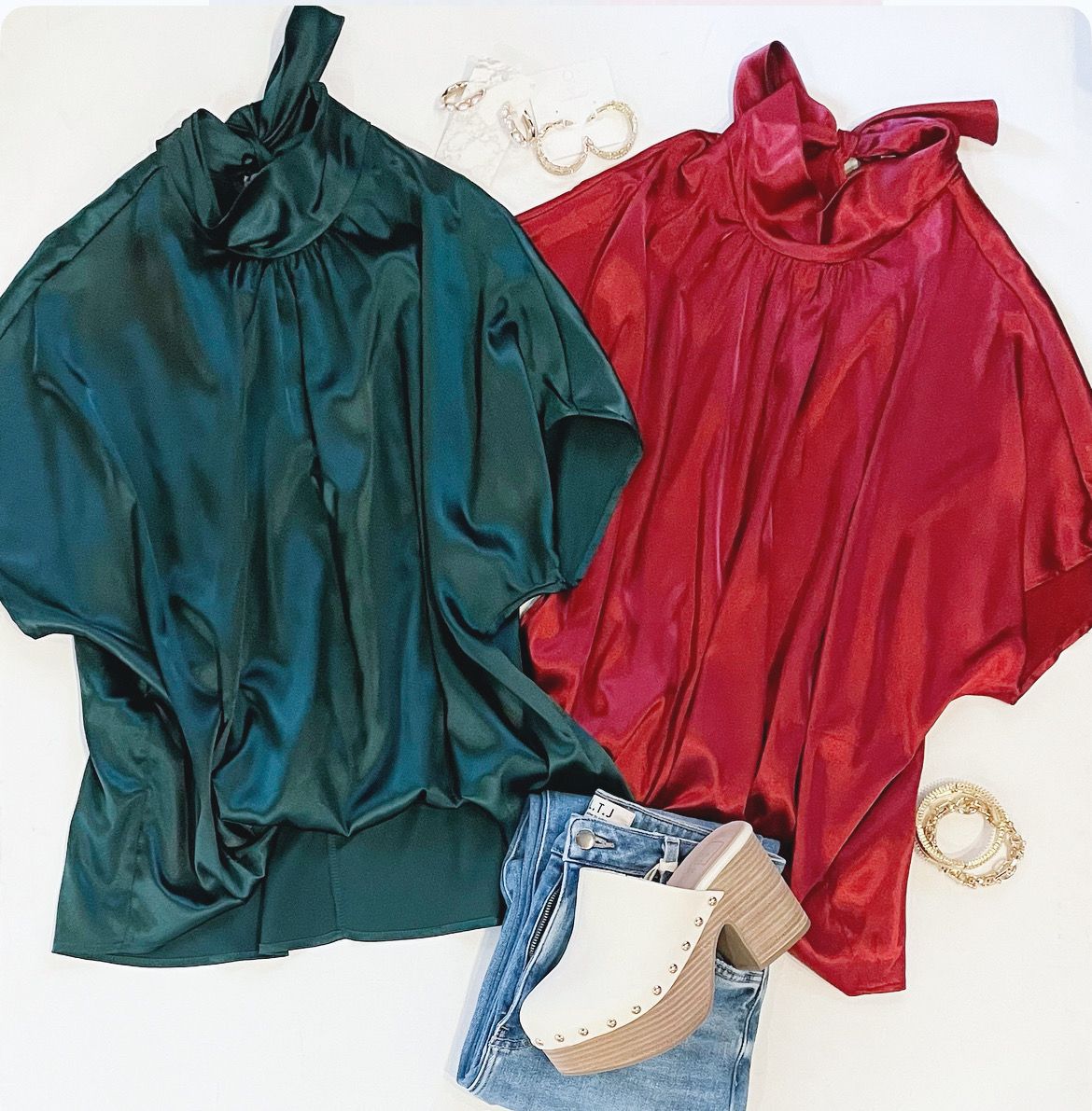 London Holiday Top (Cranberry)