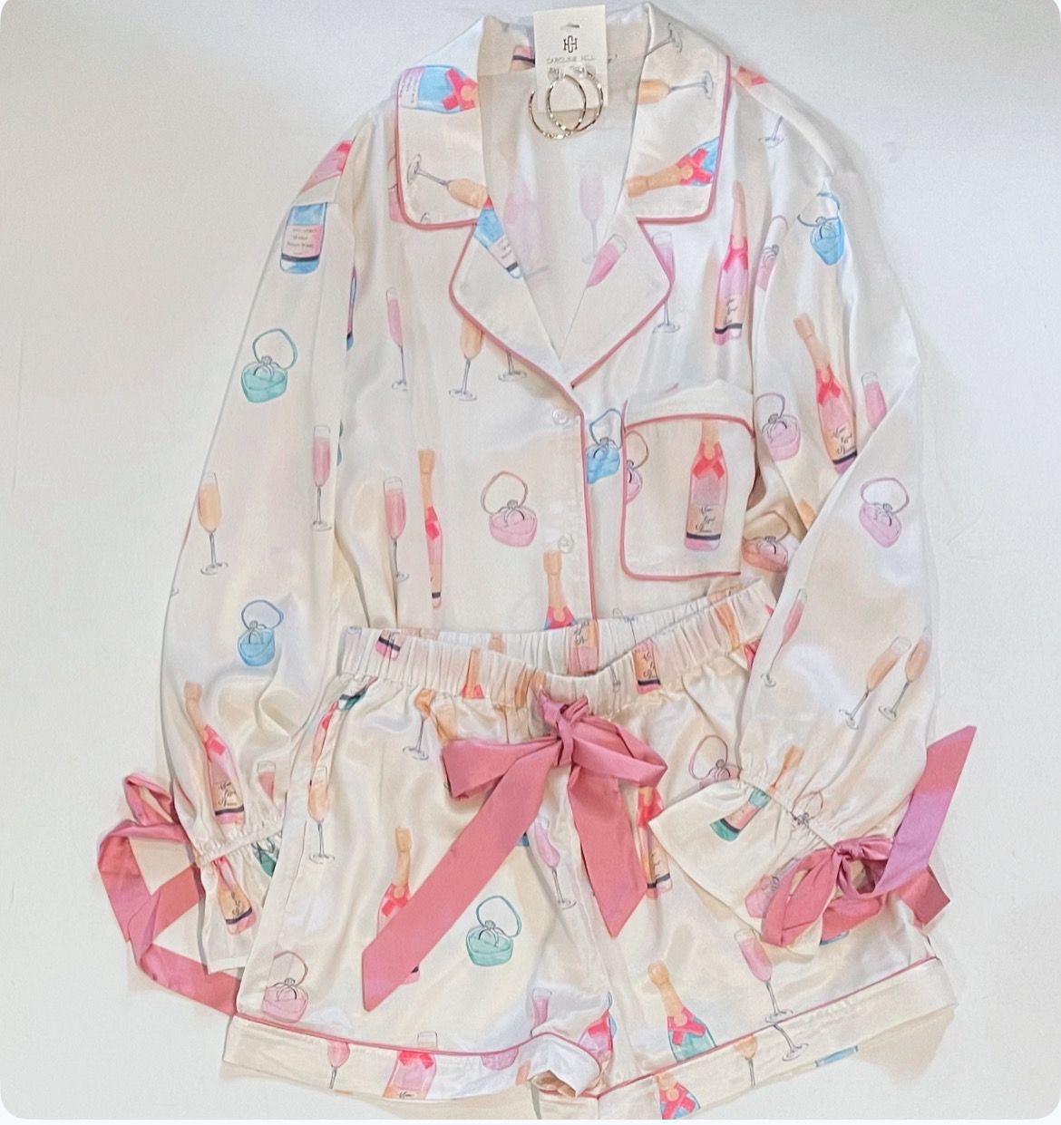 POP The Question Champagne Pjs