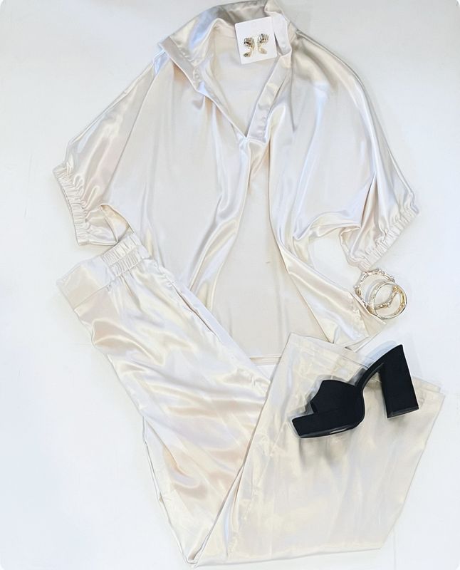 Crème Brûlée Pant Set