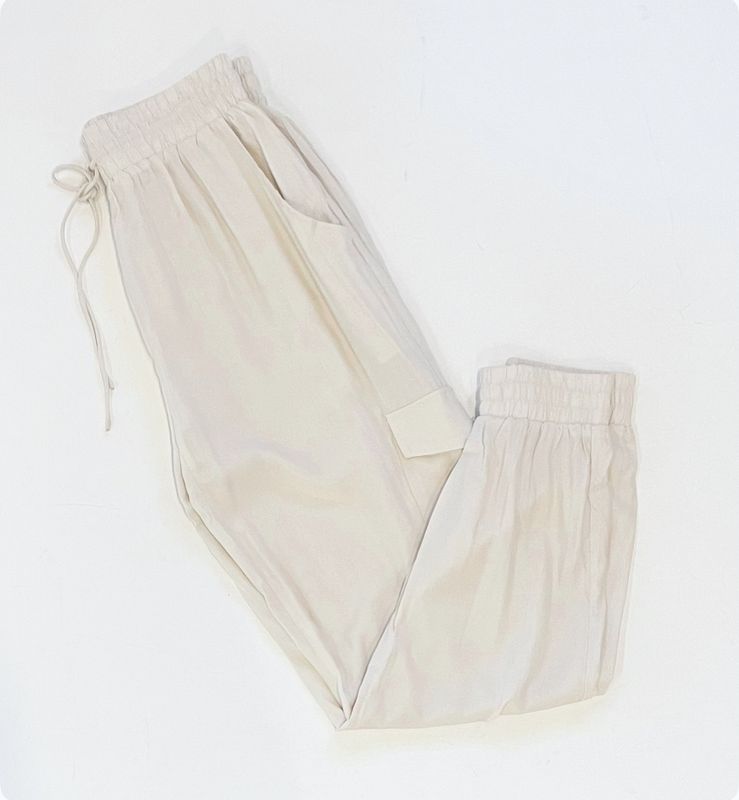 Oyster Silk Jogger