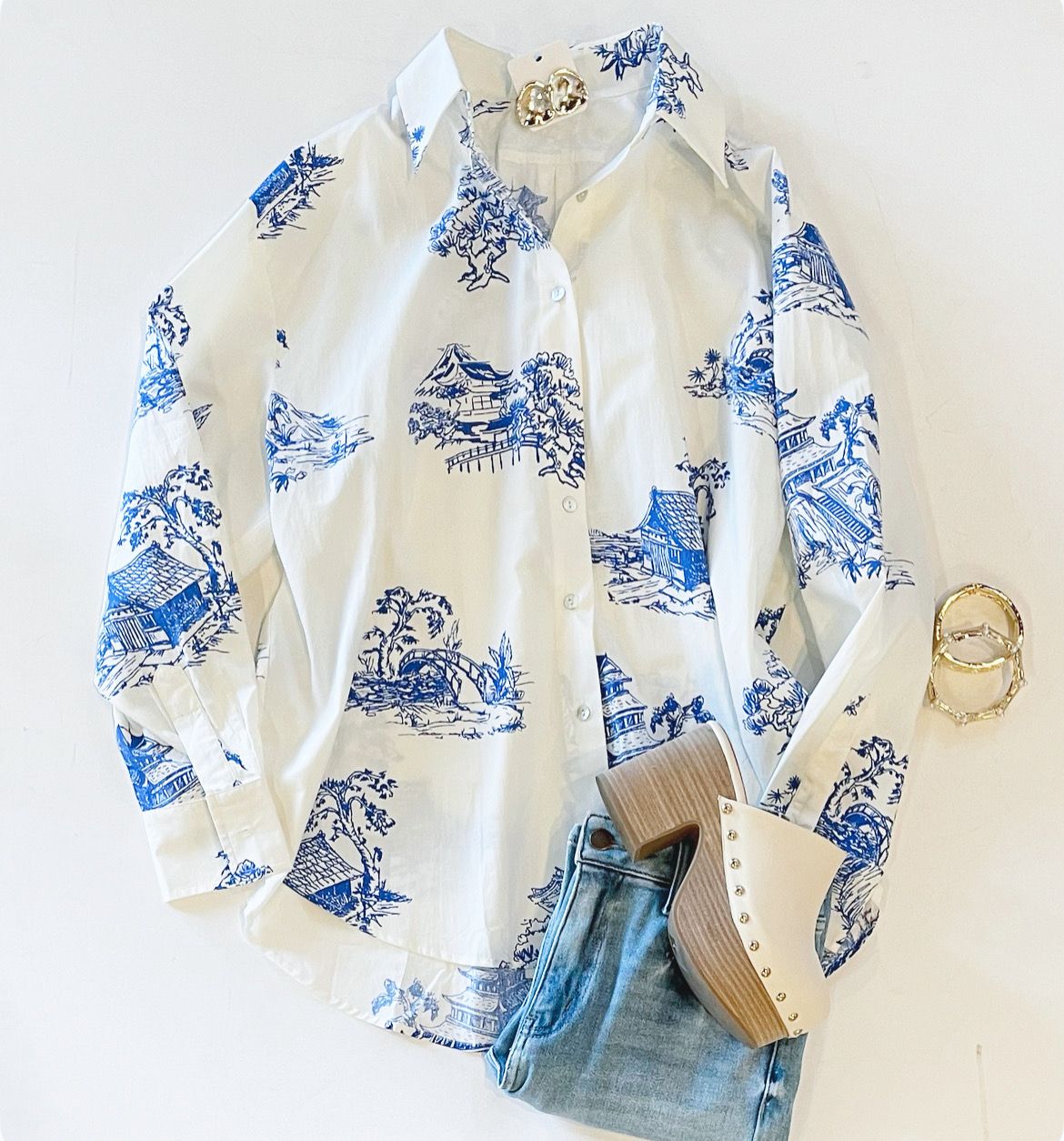 Pagoda Oversized Buttondown