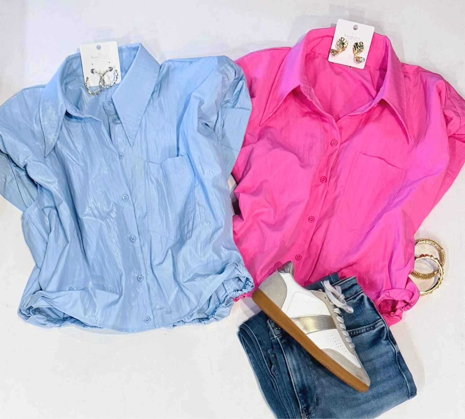Spring Fever Buttondown (Classic Blue)