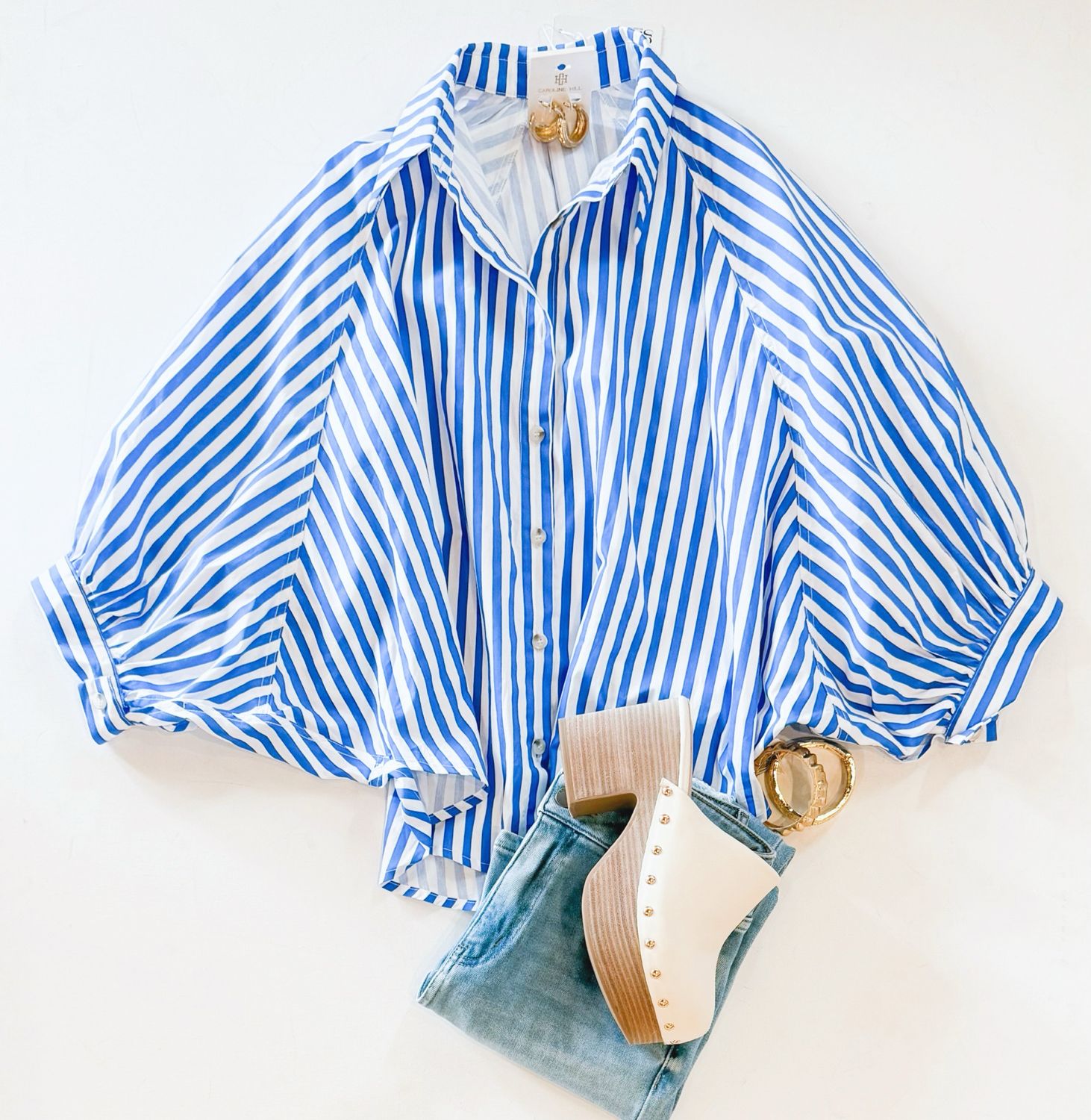 Ahoy Oversized Buttondown
