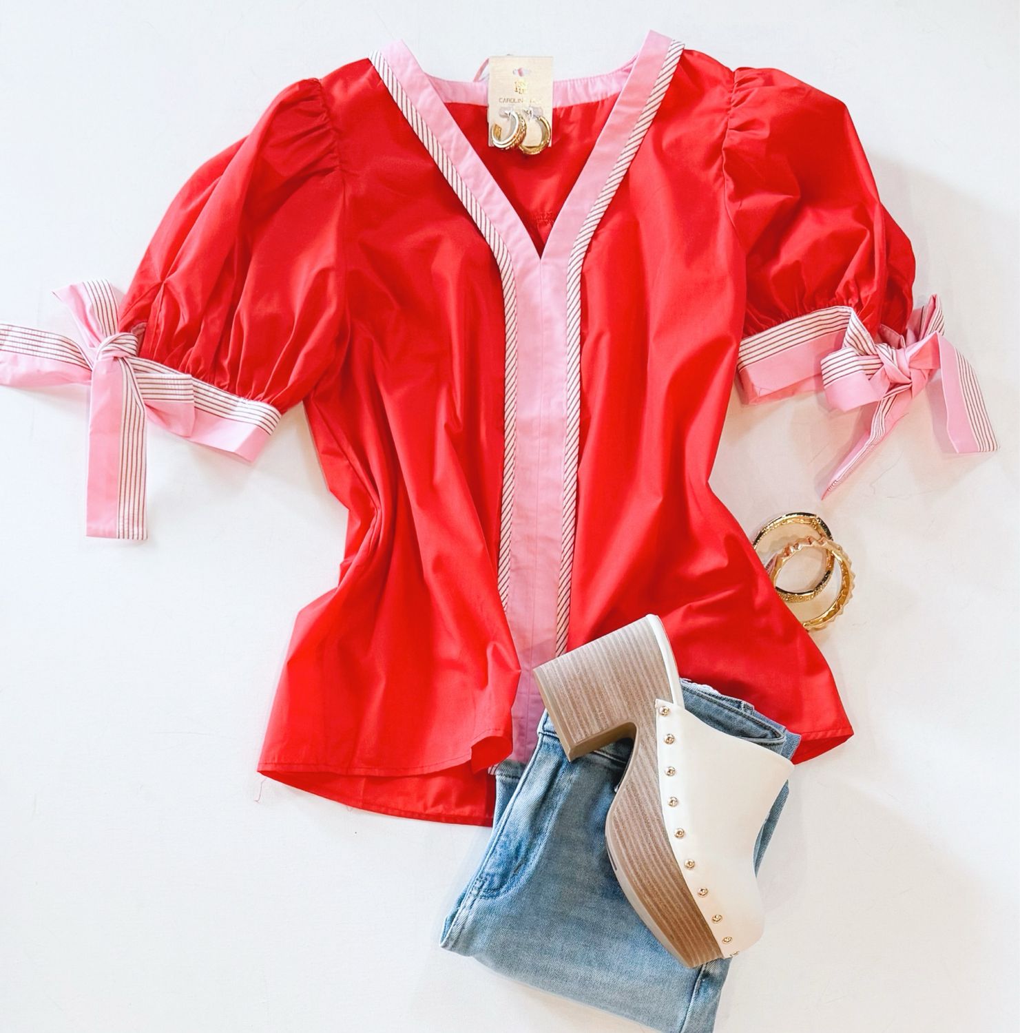 Cherry And Bubblegum Cotton Top