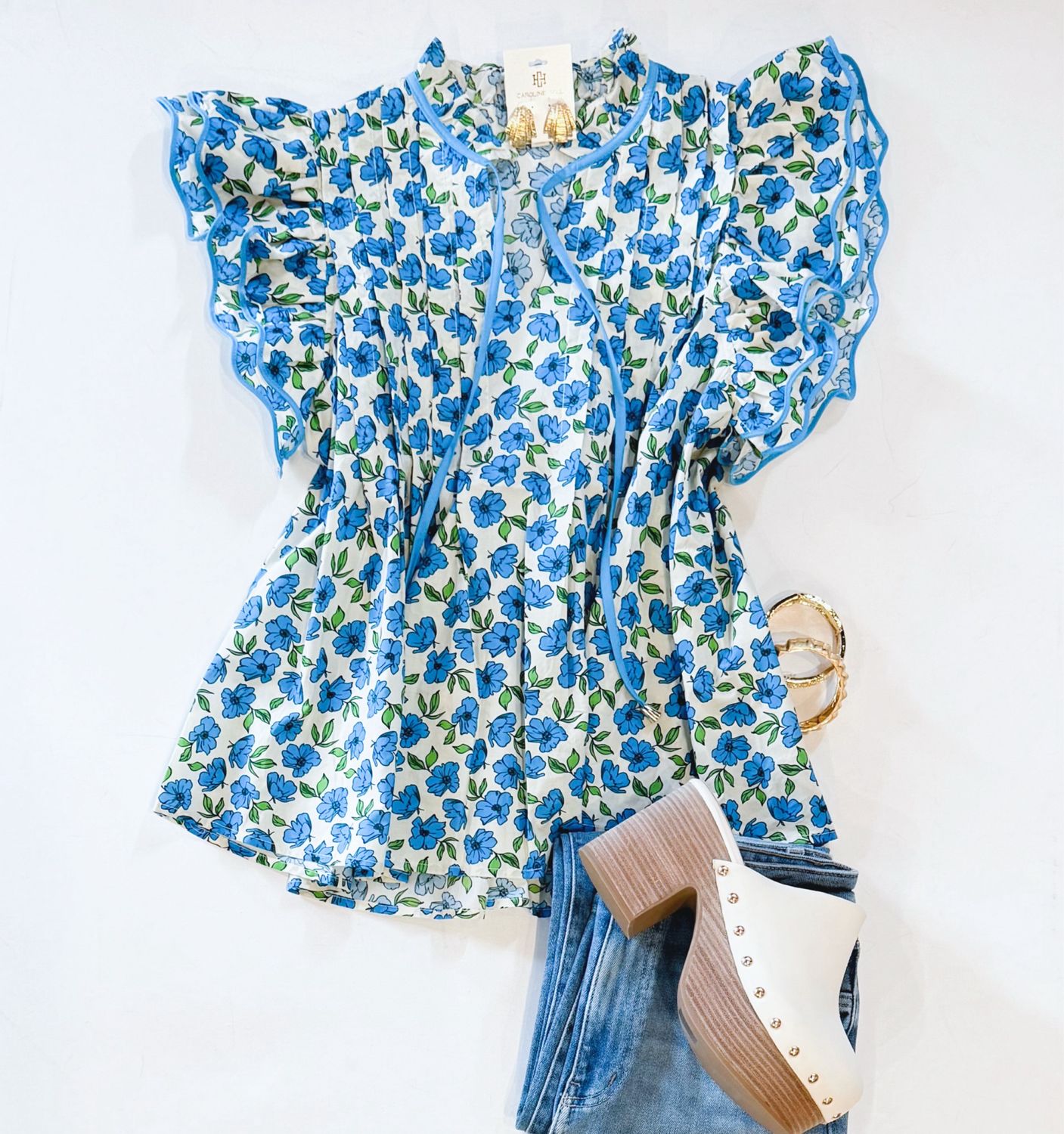 Life’s A Picnic Floral Top