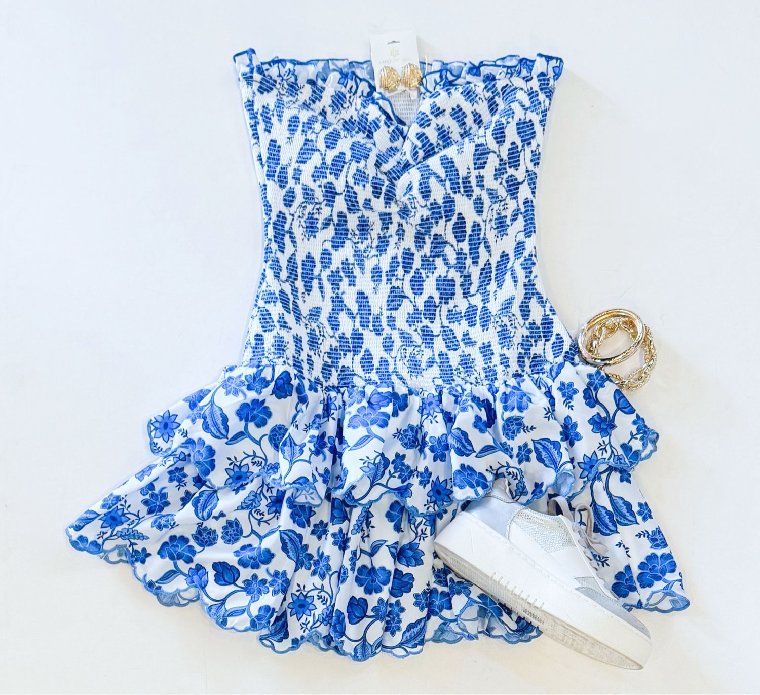 Santorini Smock Dress