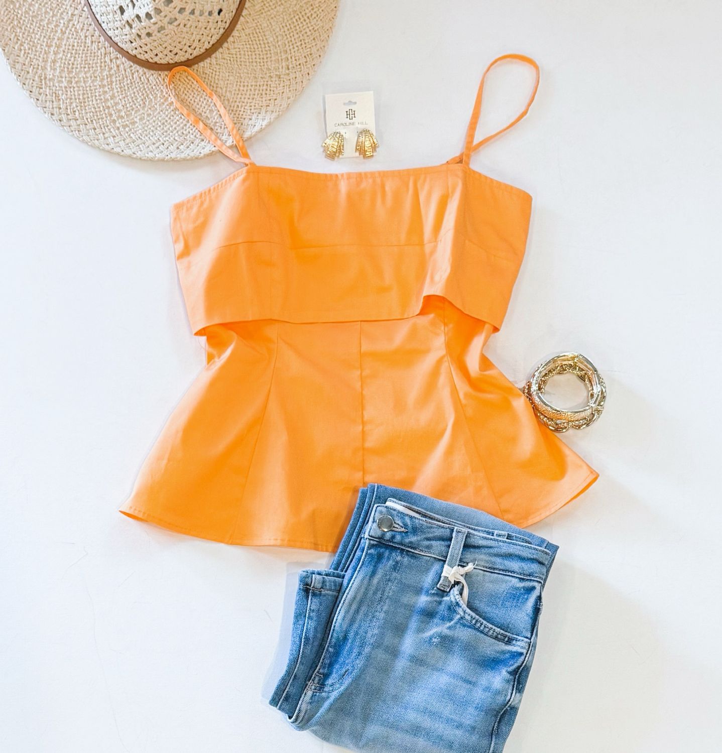 Mango Poplin Tank