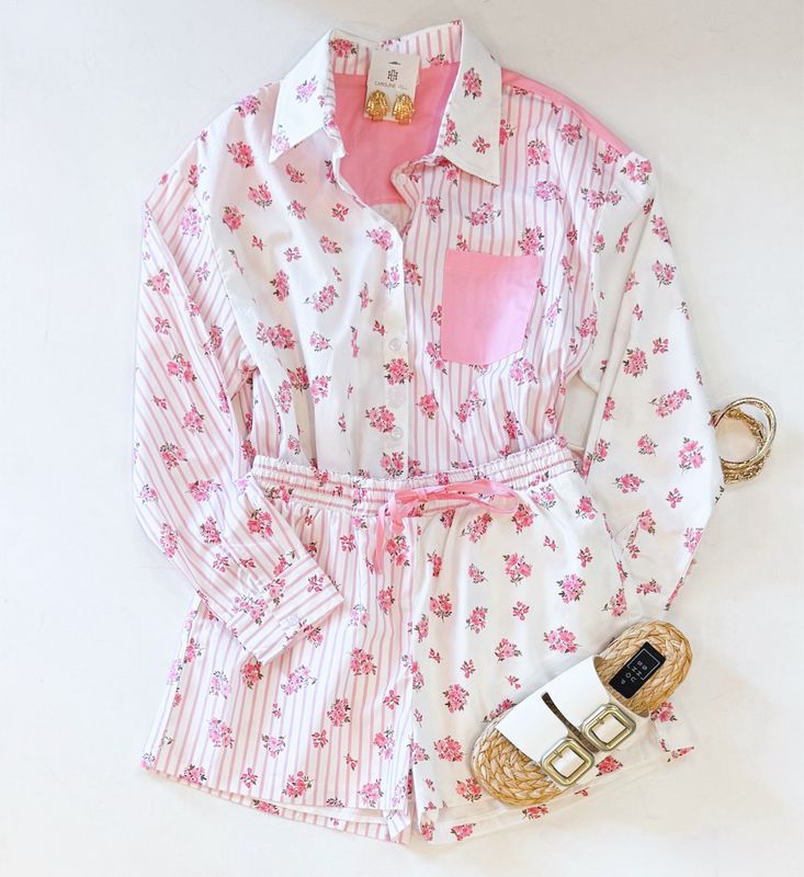Flora Stripe Set