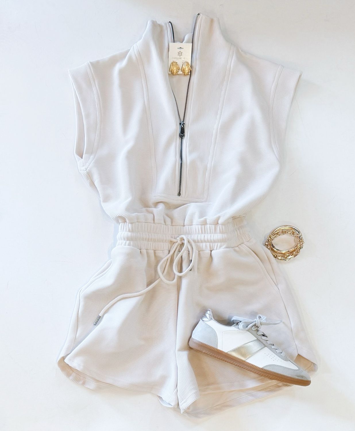 Ecru Carpool Romper