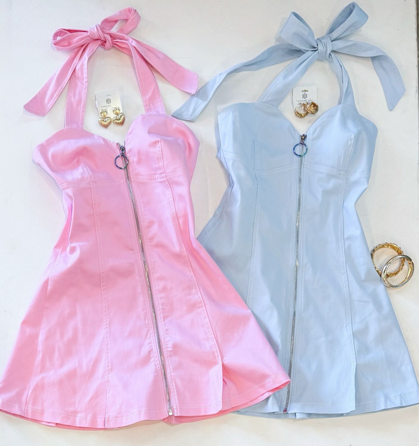 Sarah Sweetheart Dress (Powder Blue)