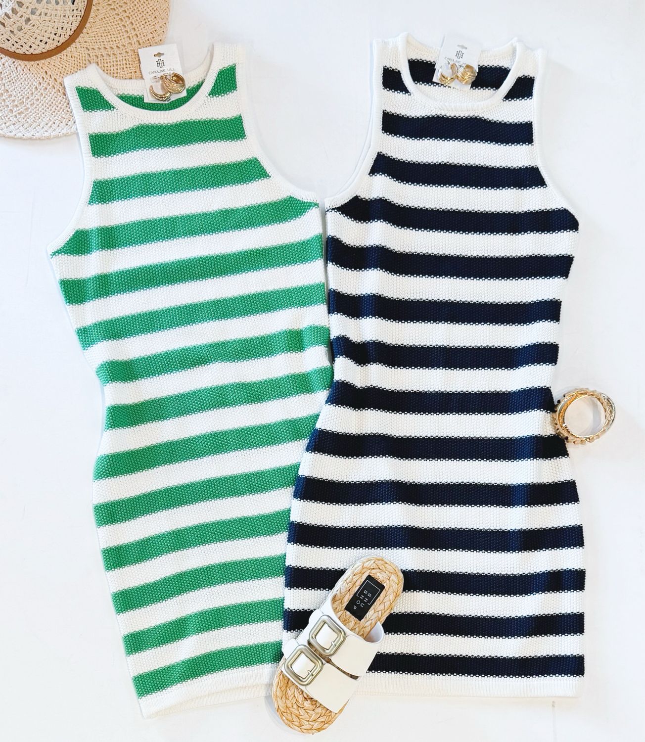 Island Breeze Knit Dress (Kelly Green)