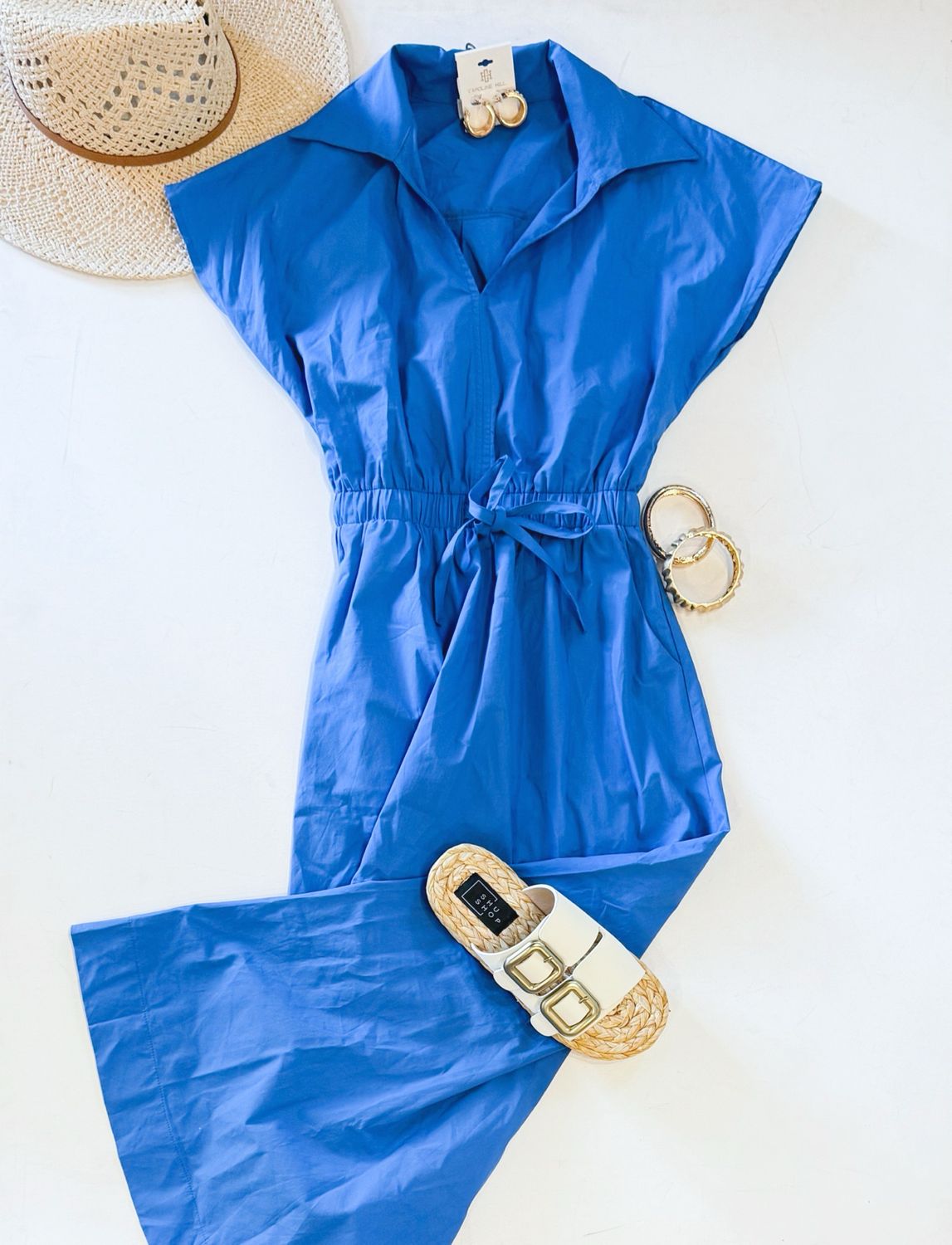 Cobalt Peekaboo Dress