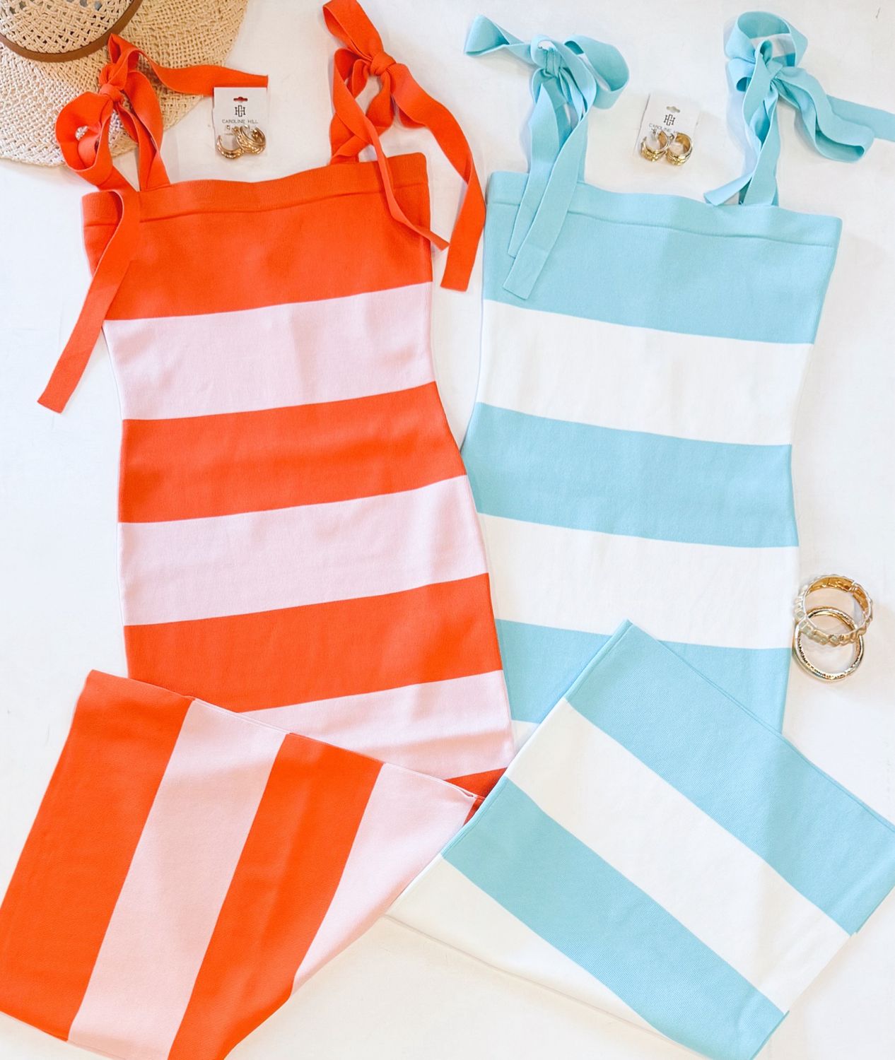 Coastal Knit Dress (Aqua)