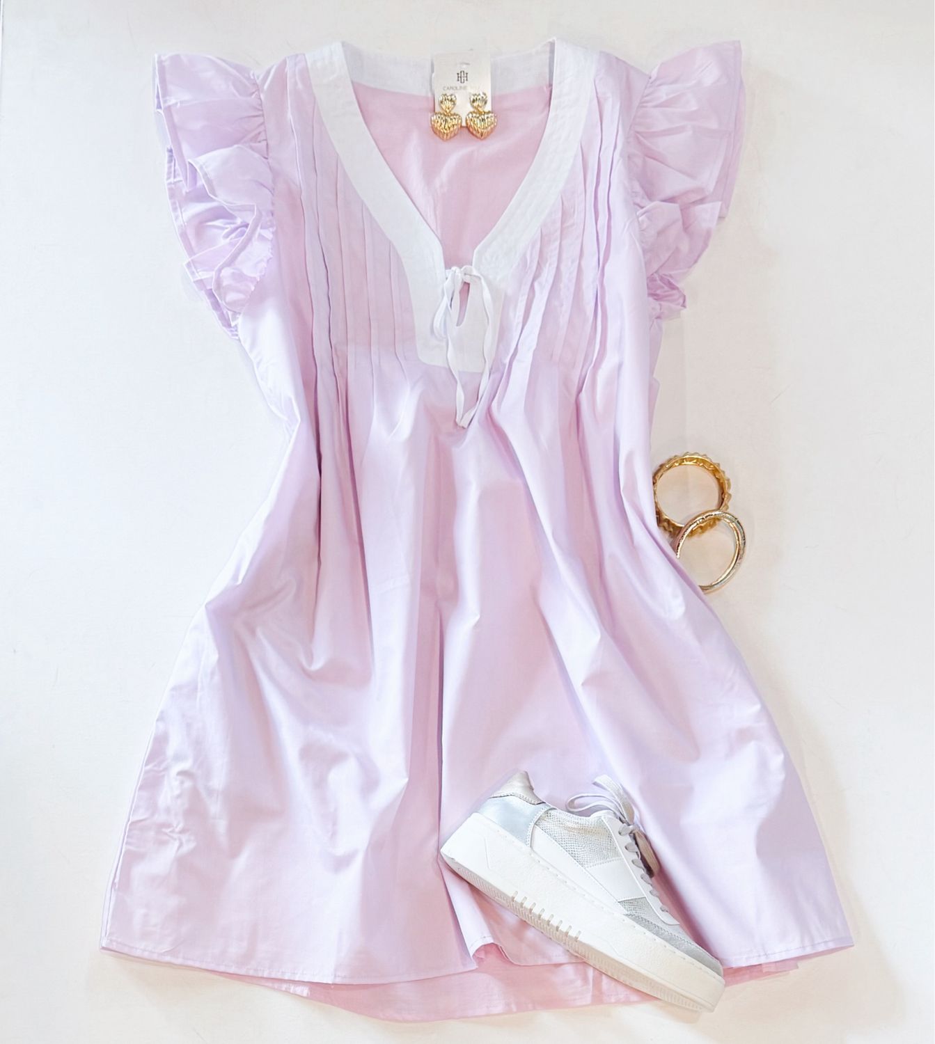 Wisteria Ruffle Dress