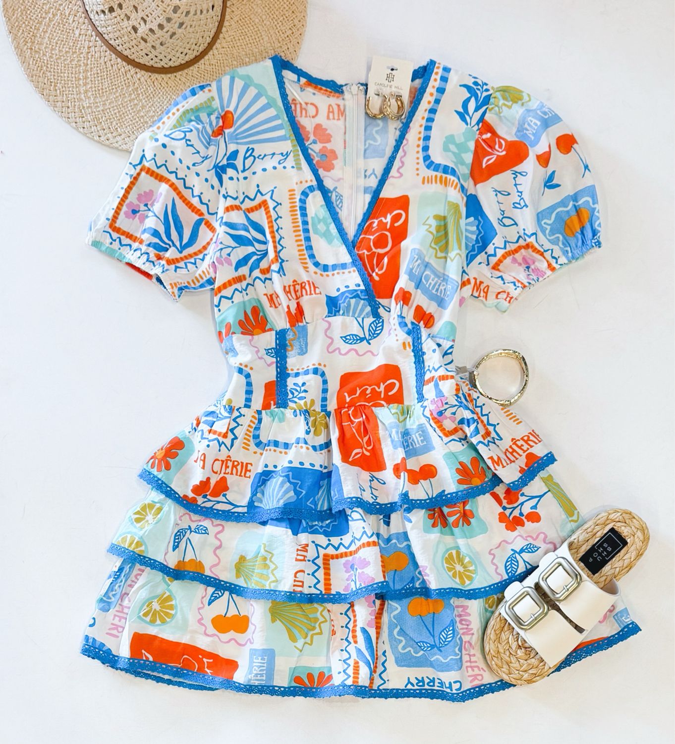 Mediterranean Romper Dress
