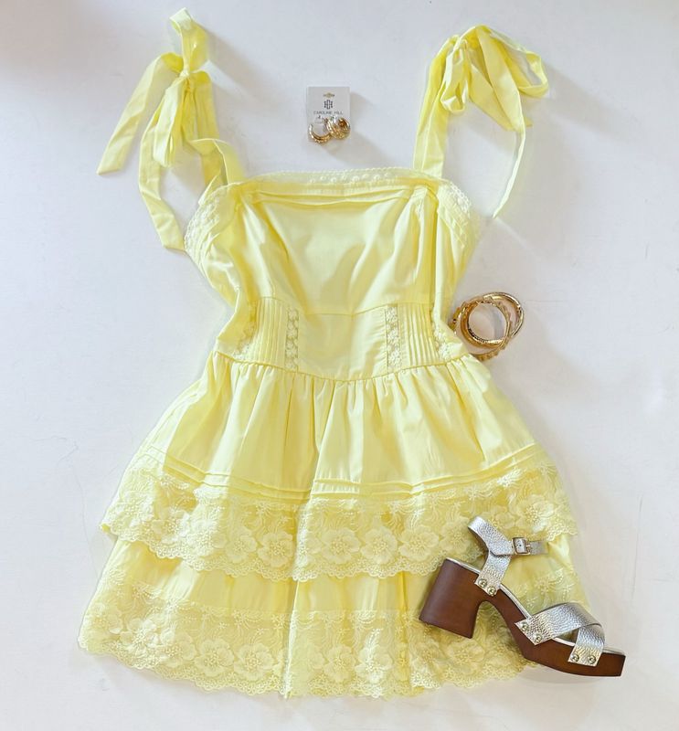 Sweet Sunshine Lace Dress