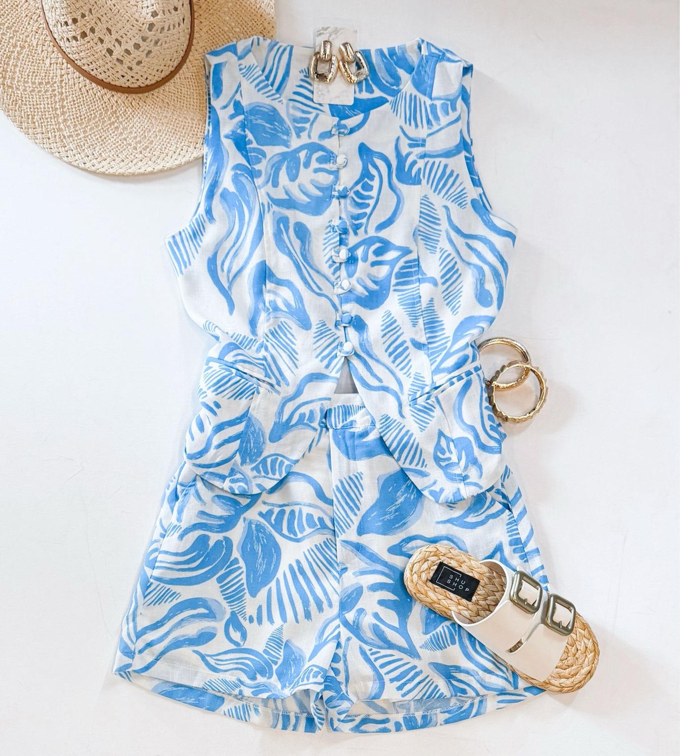Hand Painted Tropics Set