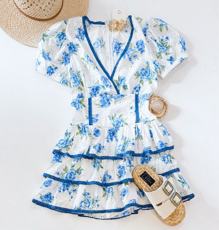 English Rose Romper Dress