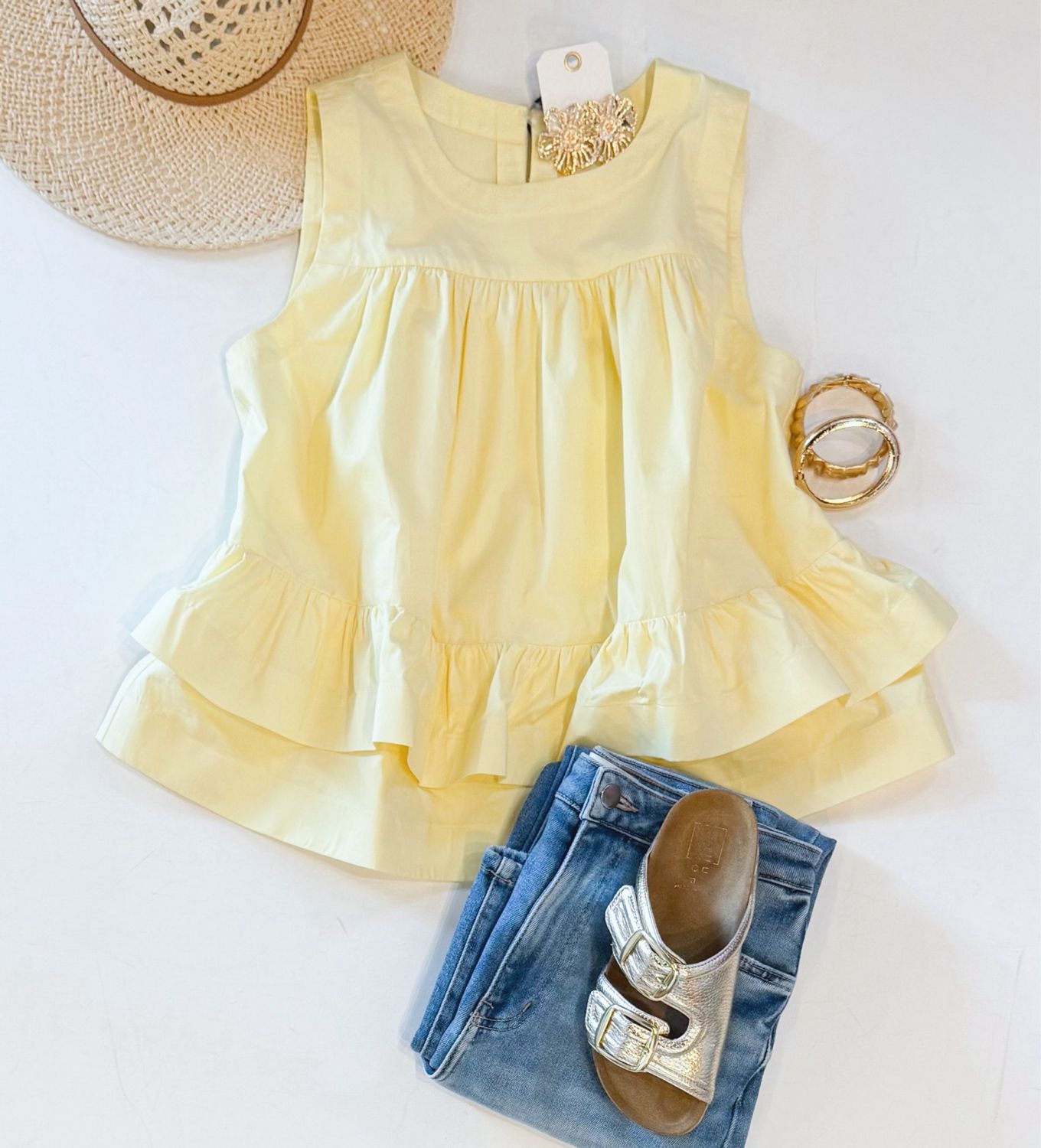 Making Lemonade Ruffle Tank