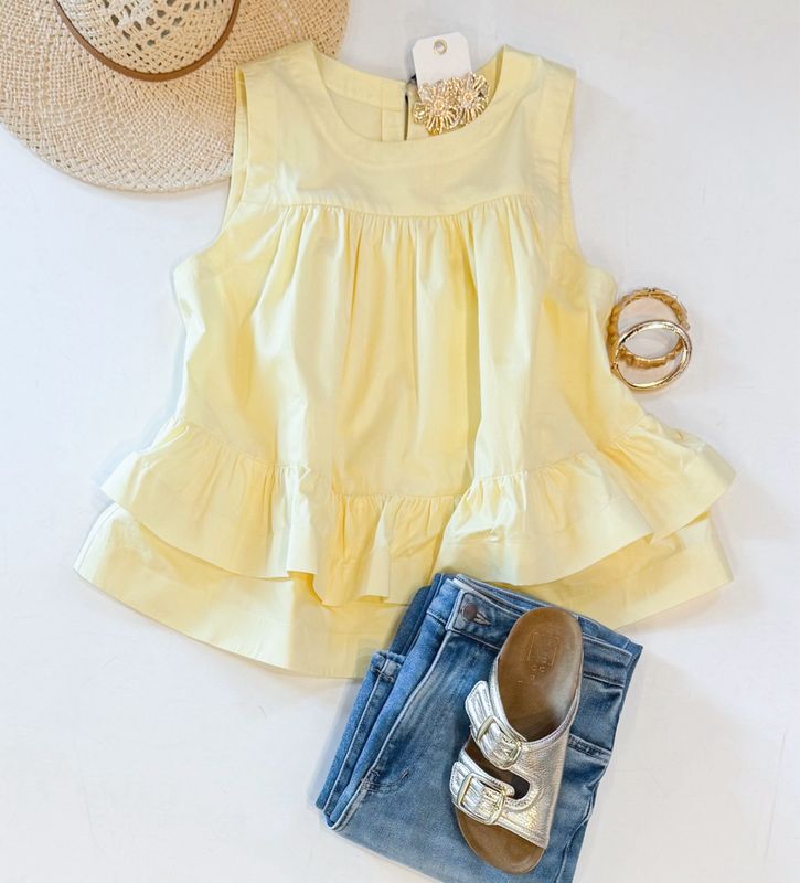 Making Lemonade Ruffle Tank